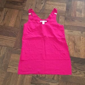 DVF hot pink tank top